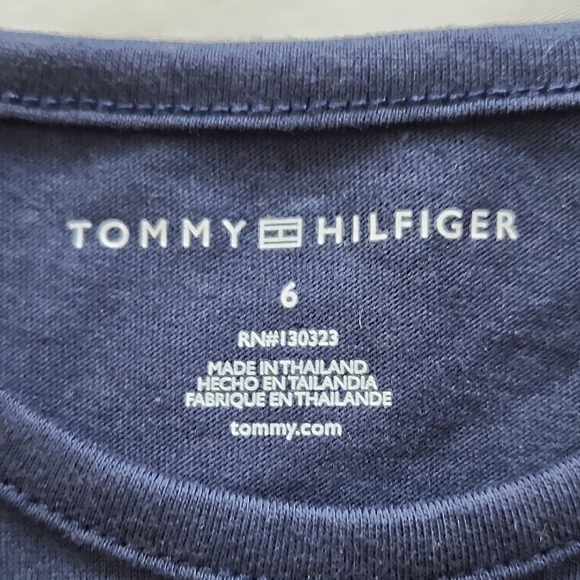 Tommy Hilfiger Kids Navy Tank Top with Star Design - Picture 2 of 4